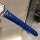 New Pasha De Cartier Watch 35mm white face blue leather strap replica (6)_th.jpg